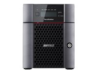 BUFFALO TeraStation 5410DN TS5410DN0804 - Serveur NAS - 4 Baies - 8 To - SATA 6Gb/s - HDD 2 To x 4 - RAID 0, 1, 5, 6, 10, JBOD - RAM 4 Go - 10 Gigabit Ethernet - iSCSI - avec service d'échange du disque dur TeraStation VIP en 24 h pendant 3 ans TS5410DN0804-EU