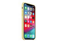 Apple - Coque de protection pour téléphone portable - silicone - jaune - pour iPhone Xs MUJV2ZM/A