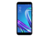 ASUS ZenFone Max M1 (ZB555KL) - 4G smartphone - double SIM - RAM 3 Go / Mémoire interne 32 Go - microSD slot - Écran LCD - 5.5" - 1440 x 720 pixels - 2x caméras arrière 13 MP, 8 MP - front camera 8 MP - noir d'eau profonde 90AX00P1-M01770