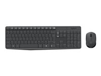 Logitech MK235 - Ensemble clavier et souris - sans fil - 2.4 GHz - Pan Nordic 920-007921