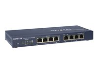 NETGEAR FS108P 8 Port 10/100 Desktop Switch with 4 Port PoE - Commutateur - 4 x 10/100 (PoE) + 4 x 10/100 - de bureau - PoE (53 W) FS108PEU