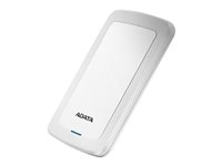 ADATA HV300 - Disque dur - 5 To - externe (portable) - USB 3.1 - AES 256 bits - blanc AHV300-5TU31-CWH