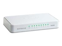 NETGEAR GS208 - Commutateur - non géré - 8 x 10/100/1000 - de bureau GS208-100PES