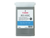 Canon BCI-1431C - 130 ml - cyan - original - réservoir d'encre - pour BJC-6200; imagePROGRAF W6200P, W6400, W6400 Dye, W6400P 8970A001