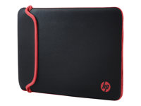 HP Notebook Sleeve - Housse d'ordinateur portable - 14" - noir, rouge - pour HP 14, 14s; Chromebook 11a, 14, 14a; Chromebook x360; ENVY 13; ENVY x360 13; Pavilion 13, 14; Pavilion x360 11, 13, 14; Spectre 13; Spectre Folio 13; Spectre x360; Stream 11, 14; x360 11 V5C26AA#ABB