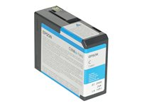 Epson T5802 - 80 ml - cyan - original - cartouche d'encre - pour Stylus Pro 3800, Pro 3880 C13T580200