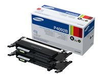 Samsung CLT-P4092B - Pack de 2 - noir - original - cartouche de toner (SU391A) - pour Samsung CLX-3170, CLX-3175, CLX-3176, CLX-4175 SU391A