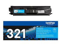 Brother TN321C - Cyan - original - cartouche de toner - pour Brother DCP-L8400, DCP-L8450, HL-L8250, HL-L8350, MFC-L8650, MFC-L8850 TN321C