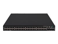 HPE FlexNetwork 5520 48G PoE+ 4SFP+ HI 1-slot Switch - Commutateur - C3 - Géré - 48 x 10/100/1000 (PoE+) + 4 x 1 Gigabit / 10 Gigabit SFP+ - flux d'air d'un côté à l'autre - Montable sur rack - PoE+ (1440 W) - CTO R8M29A