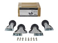 StarTech.com Kit de roulettes pivotantes pour rack serveur / armoire à cadre ouvert - Capacité de 200kg - Kit de roulettes pour rack - pour P/N: 4POSTRACK12, 4POSTRACK12A, 4POSTRACK25, 4POSTRACK36, 4POSTRACKBK 4POSTCASTER