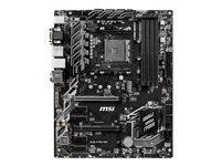 MSI B450-A PRO MAX - Carte-mère - ATX - Socket AM4 - AMD B450 - USB 3.1 Gen 1, USB 3.1 Gen 2 - Gigabit LAN - carte graphique embarquée (unité centrale requise) - audio HD (8 canaux) B450-A PRO MAX