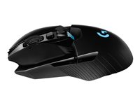 Souris de jeu sans fil Logitech G903 LIGHTSPEED with HERO 16K sensor - Souris - droitiers et gauchers - optique - 11 boutons - sans fil, filaire - USB, 2.4 GHz - récepteur USB Logitech LIGHTSPEED 910-005673