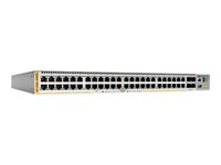 Allied Telesis AT x530L-52GPX - Commutateur - C3 - Géré - 48 x 10/100/1000 (PoE+) + 4 x 1 gigabit/10 gigabit SFP+ (liaison montante) - Montable sur rack - PoE+ (740 W) AT-X530L-52GPX-50