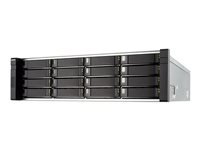 QNAP ES1640DC - V2 - serveur NAS - 16 Baies - rack-montable - SAS 12Gb/s - RAID RAID 0, 1, 5, 6, 10, JBOD, disque de réserve 5, 6 disques de secours, disque de réserve 10, disque de réserve 1 - RAM 96 Go - 10 Gigabit Ethernet - iSCSI support - 3U ES1640DC-V2-E5-96G-EU