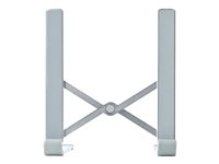 StarTech.com Foldable Laptop Riser Stand, Portable Height Adjustable Ergonomic Laptop Stand, Ventilated Aluminum Frame Supports 22lb (10Kg), Tilt/Raised/Angled Laptop/Tablet Stand, Collapsible Design - Support pour ordinateur portable - bureau - jusqu'à 15,6" - argent LAPTOP-RISER-BAR