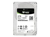 Seagate Exos 7E2000 ST2000NX0273 - Disque dur - 2 To - interne - 2.5" SFF - SAS 12Gb/s - nearline - 7200 tours/min - mémoire tampon : 128 Mo ST2000NX0273