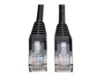 Tripp Lite 14ft Cat5e / Cat5 Snagless Molded Patch Cable RJ45 M/M Black 14' - Cordon de raccordement - RJ-45 (M) pour RJ-45 (M) - 4.3 m - UTP - CAT 5e - démarré, sans crochet - noir N001-014-BK