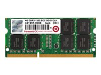 Transcend - DDR3 - module - 8 Go - SO DIMM 204 broches - 1600 MHz / PC3-12800 - CL11 - 1.5 V - mémoire sans tampon - ECC TS1GSK72V6H