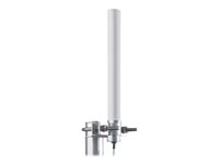 HPE Aruba AP-ANT-19 - Antenne - Wi-Fi - 6 dBi (pour 5 150 MHz - 5 850 MHz), 3 dBi (pour 2 400 MHz - 2 500 MHz) - omni-directionnel - extérieur, montable au plafond, montage sur perche, intérieur, montable sur un profilé en I JW004A