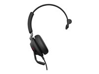 Jabra Evolve2 40 SE MS Mono - Micro-casque - sur-oreille - filaire - USB-C - isolation acoustique - Certifié pour Microsoft Teams 24189-899-899