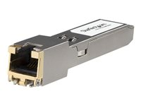 StarTech.com Module de transceiver SFP+ compatible HP JL563A - 100/1000/10000Base-TX - Garantie a vie - 10 Gbps - 30 m (JL563A-ST) - Module transmetteur SFP+ (équivalent à : HP JL563A) - 10GbE - 10Base-T, 100Base-TX, 1000Base-T, 10GBase-T - RJ-45 - jusqu'à 30 m - pour HPE Aruba 8320, 8325-48Y8C, MACsec Advanced Module; CX 10000 Empty Chassis JL563A-ST