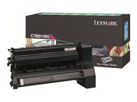 Lexmark - À rendement élevé - magenta - original - cartouche de toner LCCP, LRP - pour Lexmark C780dn, C780dtn, C780n, C782dn, C782dtn, C782n, X782e C780H1MG