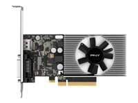 PNY GeForce GT 1030 - Carte graphique - GF GT 1030 - 2 Go DDR4 - PCIe 3.0 x8 profil bas - DVI, HDMI VCG10302D4SFPPB