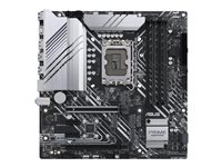 ASUS PRIME Z690M-PLUS D4 - Carte-mère - micro ATX - Socket LGA1700 - Z690 Chipset - USB-C Gen1, USB 3.2 Gen 1, USB 3.2 Gen 2, USB-C Gen 2x2 - Gigabit LAN - carte graphique embarquée (unité centrale requise) - audio HD (8 canaux) 90MB18Q0-M0EAY0