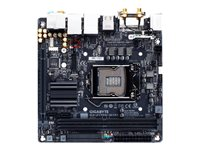 Gigabyte GA-Z170N-WIFI - 1.0 - carte-mère - mini ITX - Socket LGA1151 - Z170 - USB 3.0, USB-C - Bluetooth, 2 x Gigabit LAN, Wi-Fi - carte graphique embarquée (unité centrale requise) - audio HD (8 canaux) GA-Z170N-WIFI