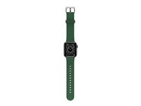 OtterBox - Sacoche pour montre intelligente - antimicrobien - acier inoxydable, silicone infusé d'argent - vert - pour Apple Watch SE, Series 3, Series 4, Series 5, Series 6, Series 7 77-90267