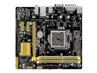 ASUS B85M-K - Carte-mère - micro ATX - Socket LGA1150 - B85 - USB 3.0 - Gigabit LAN - carte graphique embarquée (unité centrale requise) - audio HD (8 canaux) B85M-K