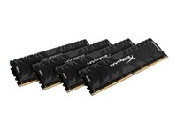 HyperX Predator - DDR4 - kit - 64 Go: 4 x 16 Go - DIMM 288 broches - 2666 MHz / PC4-21300 - CL13 - 1.35 V - mémoire sans tampon - non ECC - noir HX426C13PB3K4/64