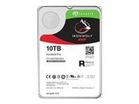 Seagate IronWolf Pro ST10000NE0008 - Disque dur - 10 To - interne - 3.5" - SATA 6Gb/s - 7200 tours/min - mémoire tampon : 256 Mo - avec 2 ans de Seagate Rescue Data Recovery ST10000NE0008