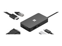 Microsoft USB-C Travel Hub - Station d'accueil - USB-C - VGA, HDMI - GigE SWV-00002