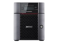 BUFFALO TeraStation 5410DN TS5410DN1204 - Serveur NAS - 4 Baies - 12 To - SATA 6Gb/s - HDD 3 To x 4 - RAID 0, 1, 5, 6, 10, JBOD - RAM 4 Go - 10 Gigabit Ethernet - iSCSI - avec service d'échange du disque dur TeraStation VIP en 24 h pendant 3 ans TS5410DN1204-EU