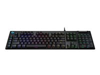 Logitech Gaming G815 - Clavier - rétroéclairé - USB - AZERTY - Français - commutateur : GL Tactile - noir 920-008986