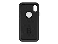 OtterBox Defender Series Filmless - Coque de protection pour téléphone portable - polycarbonate, caoutchouc synthétique - noir - pour Apple iPhone X, XS 77-59464