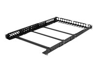 StarTech.com Rails 1U fixes - Universels - Rails pour rack serveur - 19" - Profondeur réglable - Rail de rack - noir - 1U - 19" - pour P/N: RK2433BKM, RK2537BKM, RK3236BKF, RK4236BKB, RK4242BK24, RK4242BK30, RKQMCAB12V2 UNIRAILS1U