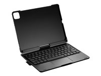 Urban Factory LUMEE - Clavier et étui (étui de protection) - avec pavé tactile - backlit - sans fil - Bluetooth 5.1 - AZERTY - noir clavier, noir étui - pour Apple 10.9-inch iPad Air; 11-inch iPad Pro (1ère génération, 2e génération) RCI11UF