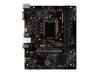 MSI H310M PRO-VH PLUS - Carte-mère - micro ATX - Socket LGA1151 - H310 - USB 3.1 Gen 1 - Gigabit LAN - carte graphique embarquée (unité centrale requise) - audio HD (8 canaux) H310M PRO-VH PLUS