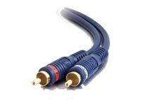 C2G Velocity - Câble audio - audio composite - RCA mâle pour RCA mâle - 5 m - double paire torsadée blindée 80214