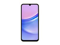 Samsung Galaxy A15 - 4G smartphone - double SIM - RAM 4 Go / Mémoire interne 128 Go - microSD slot - écran OEL - 6.5" - 2340 x 1080 pixels (90 Hz) - 3 x caméras arrière 50 MP, 5 MP, 2 MP - front camera 13 MP - jaune SM-A155FZYDEUB