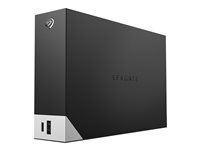 Seagate One Touch with hub STLC6000400 - Disque dur - 6 To - externe (de bureau) - USB 3.0 - noir - avec Seagate Rescue Data Recovery STLC6000400