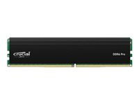 Crucial Pro - DDR4 - module - 32 Go - DIMM 288 broches faible encombrement - 3200 MHz / PC4-25600 - CL22 - 1.2 V - mémoire sans tampon - non ECC - noir satin CP32G4DFRA32A