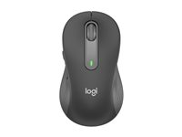 Logitech Signature M650 L - Souris - grande taille - optique - 5 boutons - sans fil - Bluetooth, 2.4 GHz - récepteur USB Logitech Logi Bolt - graphite 910-006236