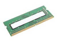 Lenovo - DDR4 - module - 8 Go - SO DIMM 260 broches - 3200 MHz / PC4-25600 - mémoire sans tampon - non ECC - Campus - pour K14 Gen 1; ThinkBook 14 G5 IRL; ThinkPad E14 Gen 3; E14 Gen 5; P16s Gen 1; V15 G2 ITL 4X71D09532