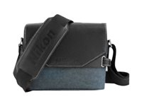 Nikon CS P12 - Sac à bandoulière appareil photo - cuir véritable, toile - pour Nikon D3200, D3300, D5200, D5300; 1; Coolpix L320, L330, L820, L830, P520, P530, P600 VAECSP12