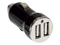 C2G Dual USB Car Charger Kit - Adaptateur d'alimentation - voiture / USB - 12 V - connecteurs de sortie : 2 80833