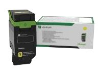 Lexmark - À rendement extrêmement élevé - jaune - original - boîte - cartouche de toner LCCP, LRP - pour P/N: CS632DWE 75M2XY0