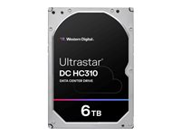 WD Ultrastar DC HC310 HUS726T6TALN6L4 - Disque dur - 6 To - interne - 3.5" - SATA 6Gb/s - 7200 tours/min - mémoire tampon : 256 Mo 0B35946